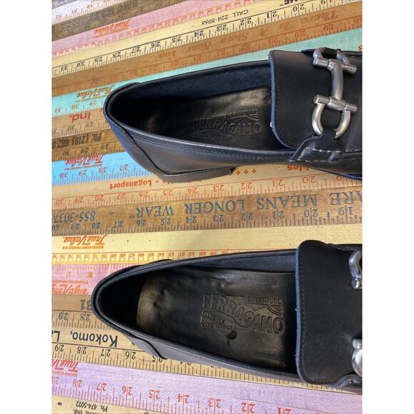 Men\'s Black Leather Loafers main image 11